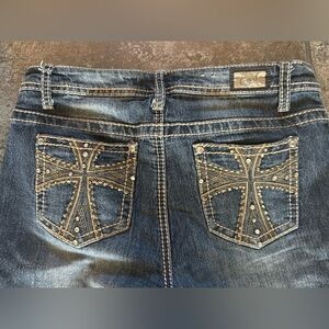 Earl Jeans Women's Dark Blue Straight Leg Jeans